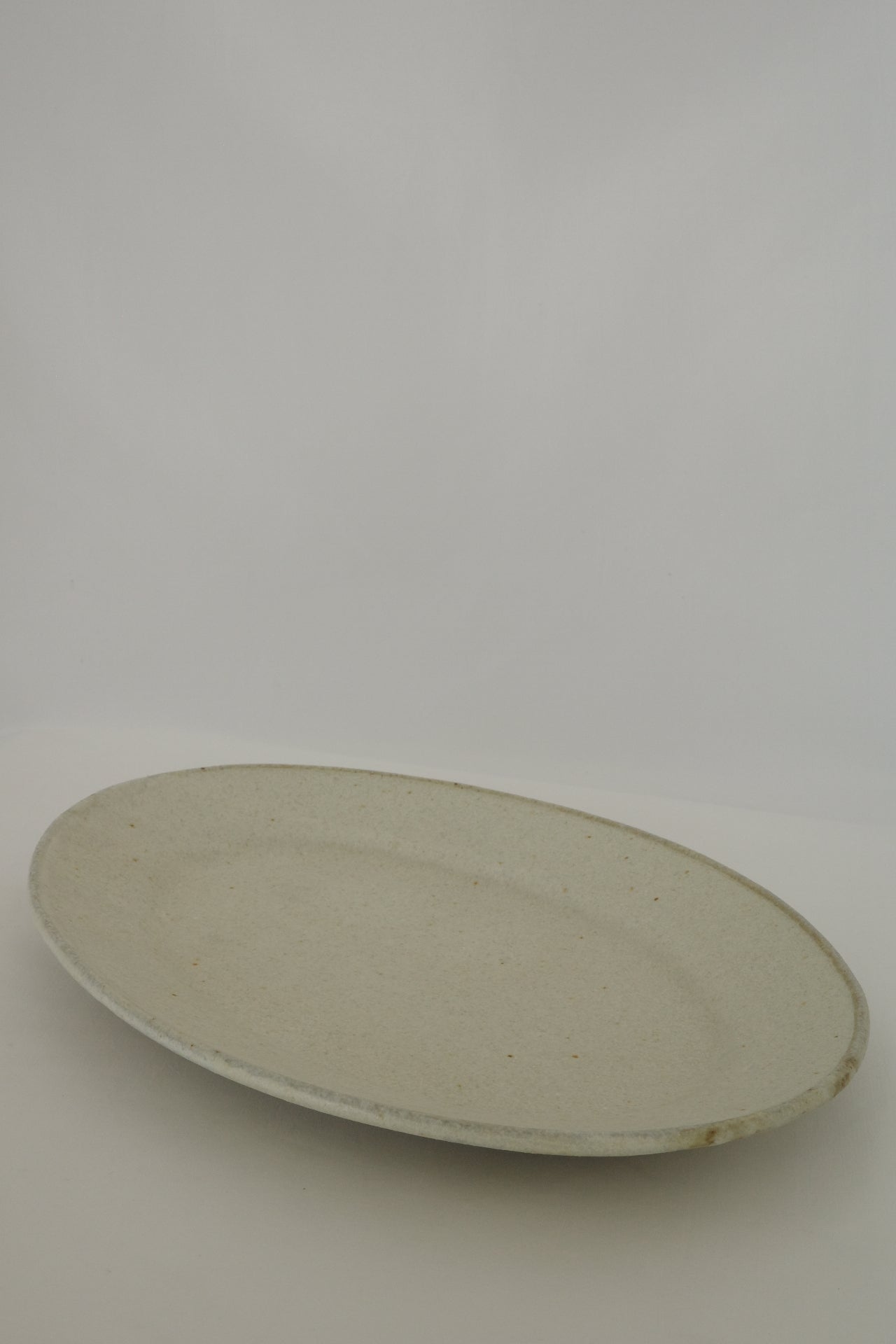 Oval plate M - yellow